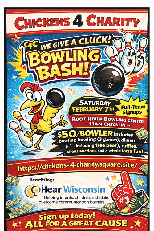 Chicks 4 Charity 9 pin tap 