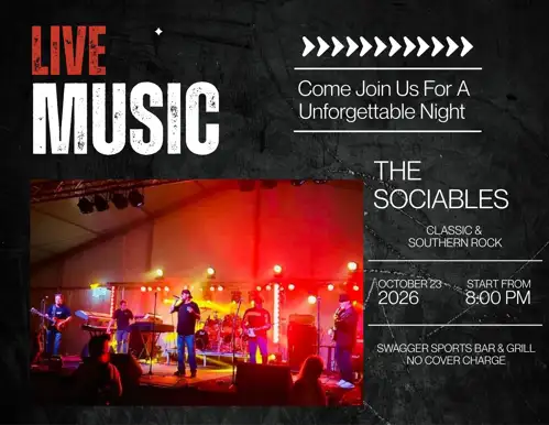 LIVE Music in Swagger Sports Bar