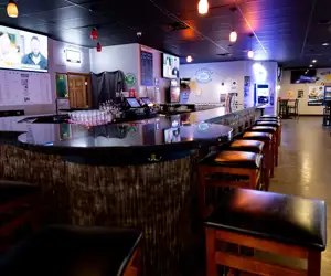 View of the bar at Swagger.